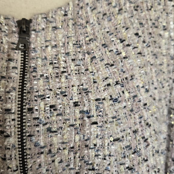Ann Klein Women's Tweed Blazer Size 20W Work, Casual Light Sparkle - Picture 4 of 13